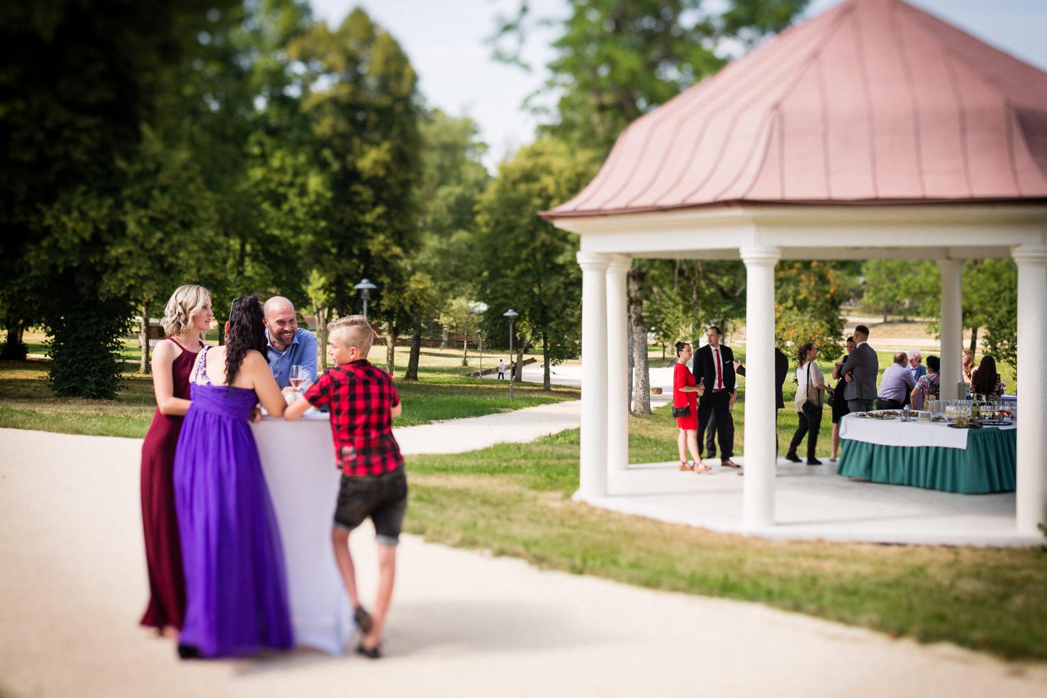 Eleganter Vorspeisengang bei der Hochzeit im Württemberg Palais auf dem Albgut